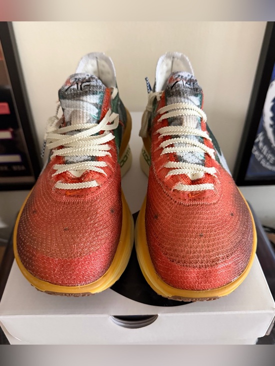 Nike Multicolor Running Shoe with Green, Orange and Yellow Accents main image 5